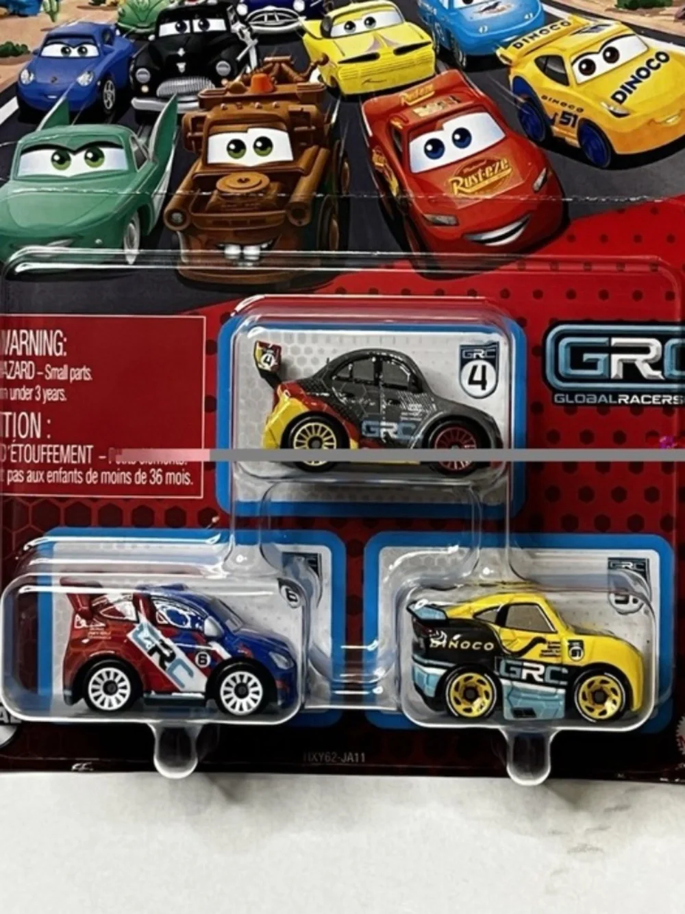Disney Cars Mini Racers 3-Pack Global Racers Raoul Caroule, Max, Cruz Ramirez
